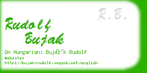 rudolf bujak business card